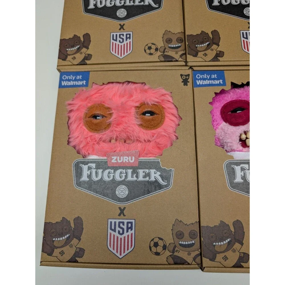 2026 ZURU = Fuggler  = USA soccer series = US SOCCER SET of 4 NEW in Package.